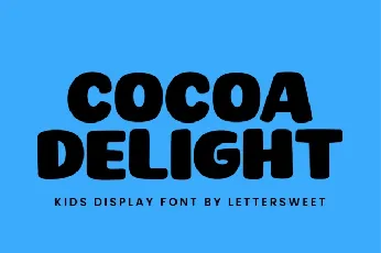 Cocoa Delight Display font