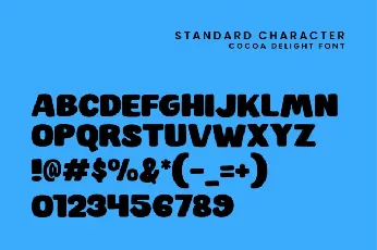 Cocoa Delight Display font