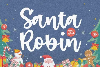 Santa Robin font