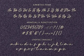 Amertha font