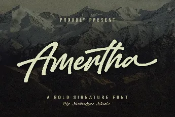 Amertha font