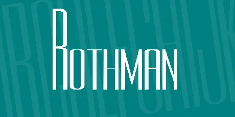 Rothman font