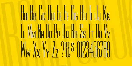 Rothman font