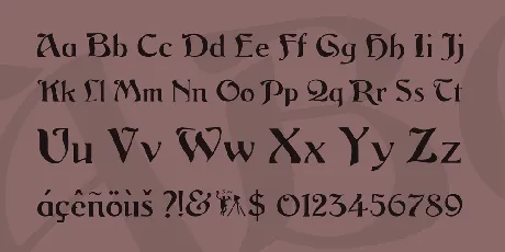 Argos George font