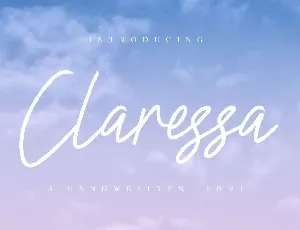 Claressa Demo font