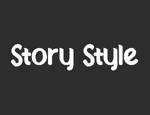 StoryStyleDemo font