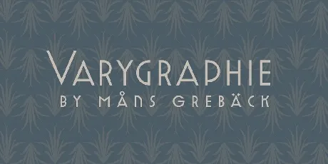 Varygraphie font