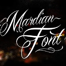 Mardian font