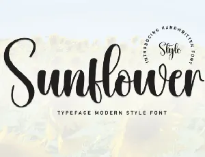 Sunflower Script font
