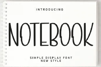 Notebook Display font