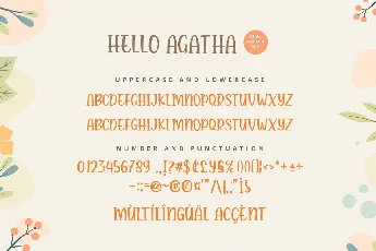 Hello Agatha font