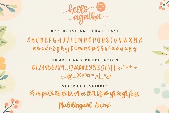 Hello Agatha font