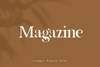 Magazine Classic Serif font