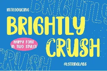 Brightly Crush font