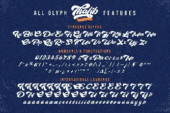 Thalib font