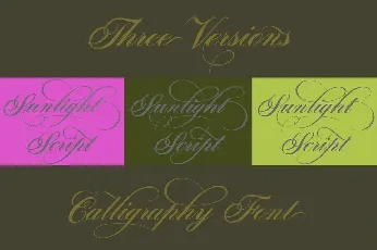 Sunlight Script font