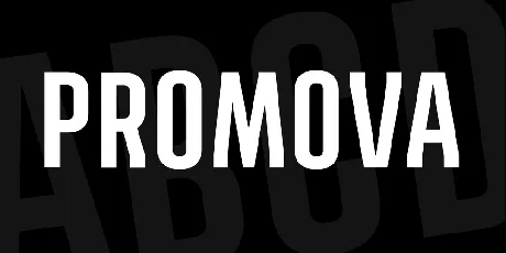 PROMOVA font