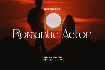 Romantic Actor Demo font