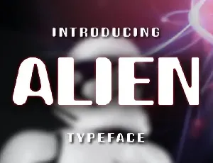 Alien Display font