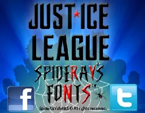 JUSTICE LEAGUE font