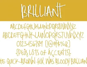 Brilliant font