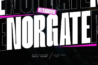 Norgate font