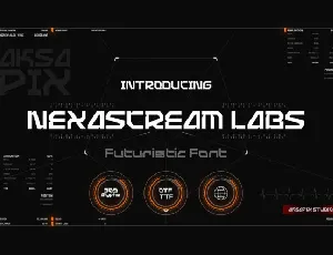 Nexascream Labs font