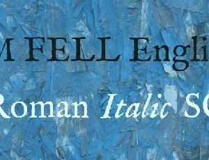 IM Fell English font