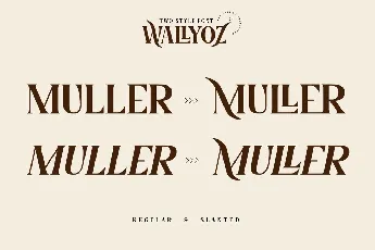 Wallyoz font