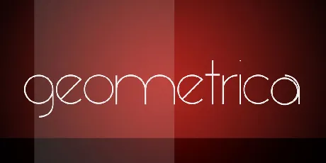 Geometrica font