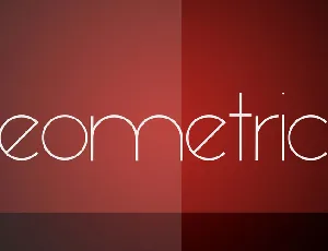 Geometrica font