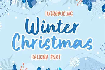 Winter Christmas font