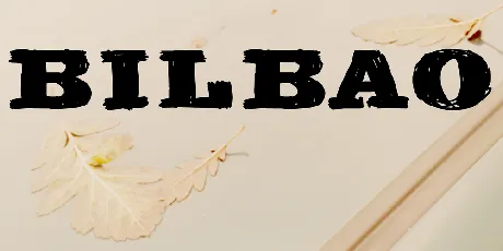 Bilbao font