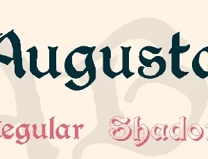 Augusta font