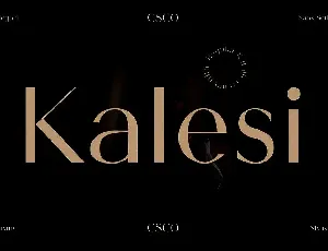 Kalesi font