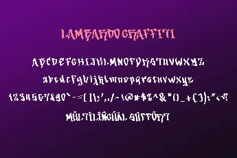 Lambardo Graffiti Demo font