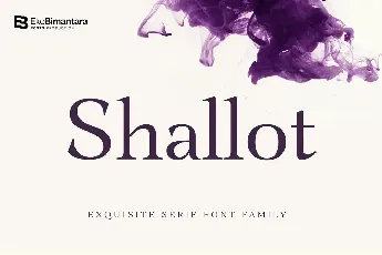 Shallot font