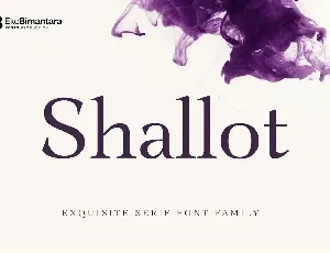 Shallot font