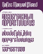 Nafas Manual font