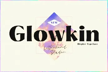 Glowkin font