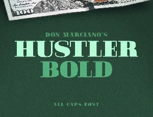 Hustler font