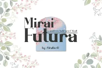 Mirai Futura Serif font