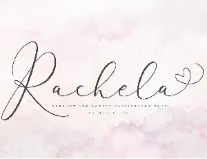 Rachela Script font