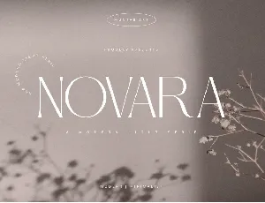 Novara font