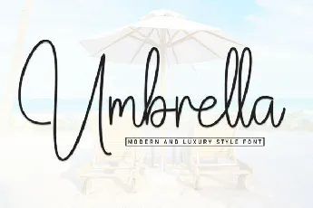 Umbrella Script font