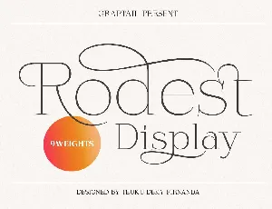 Rodest font