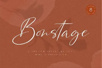 Bonstage Handwritten Script font