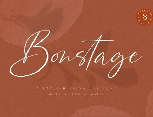 Bonstage Handwritten Script font