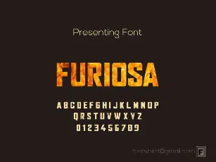 Furiosa font