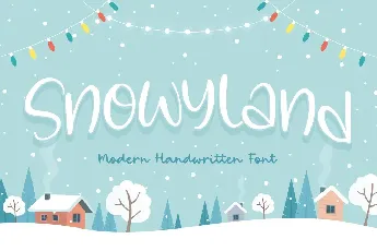 Snowyland font